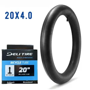 Deli Tube 20x4.0 Bicycle E-bike Electric Bike Inner Tube 20” x 4.0/4.50 Schrader Valve for Enhanced Fat Tire Tube