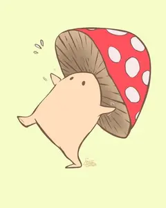 Cute Mushroom Original Print