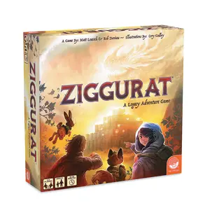 MindWare Ziggurat Cooperative Family Legacy Adventure Game by Matt Leacock & Rob Daviau, Illustrated by Cory Godbey for Ages 8+