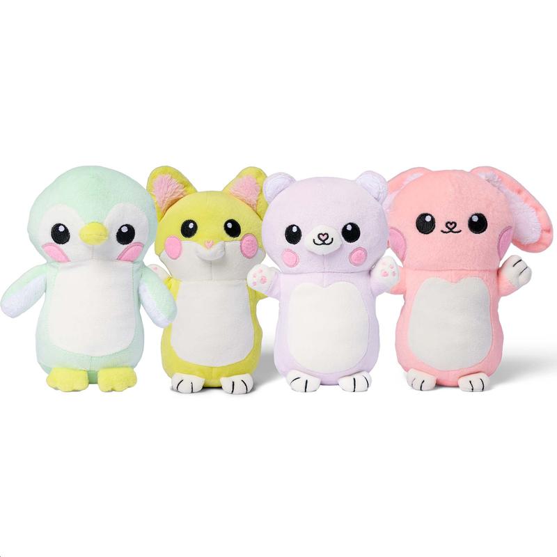 GlowBabies Small Magical Mini Plushes 100% Glow-in-the-Dark With Bolderglow Light Pen Included Mess-Free Fun for Kids Ages 3+