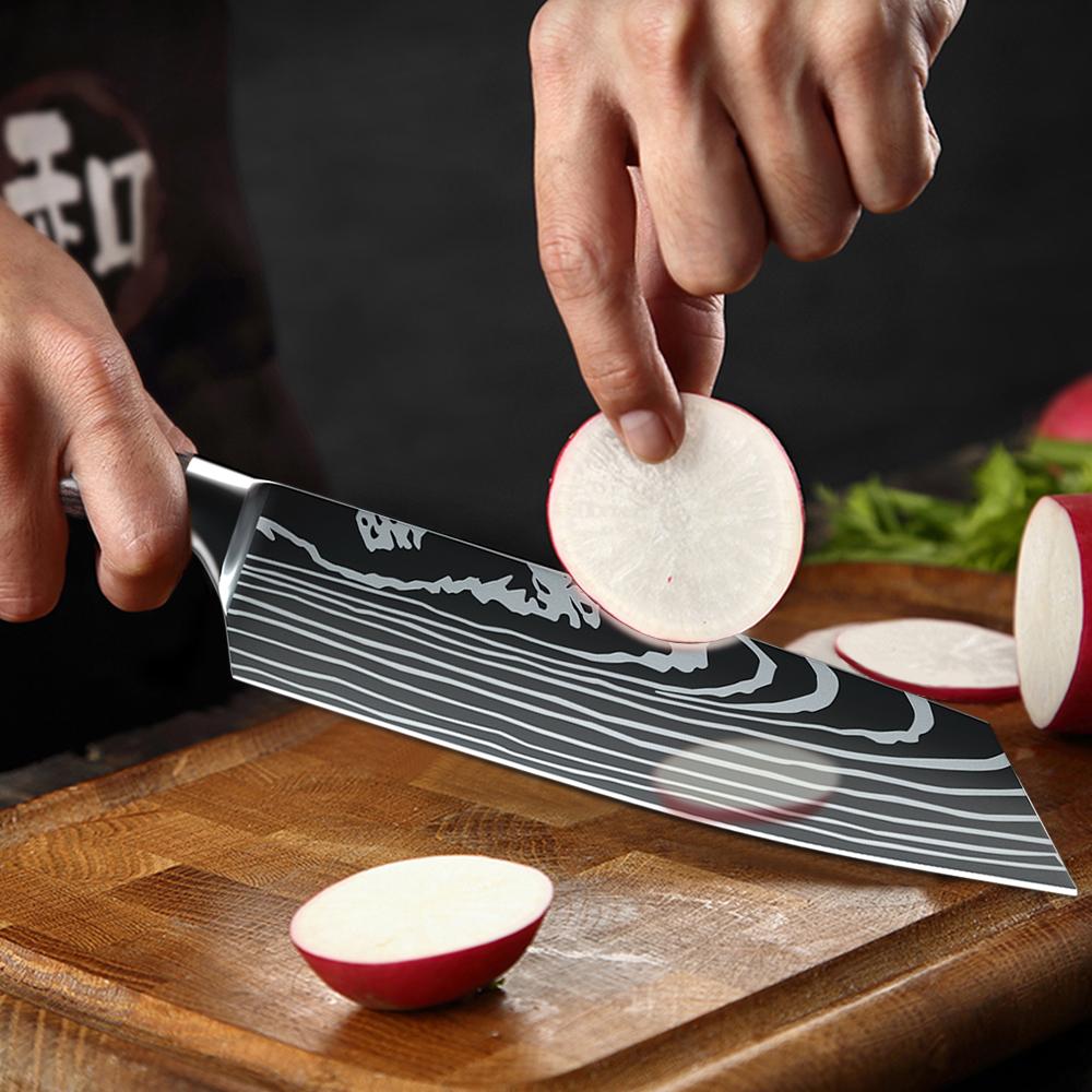 8 inch Kitchen knife High Carbon Steel Hand Forged Chef Knife Sharp Meat Vegetable Chopper Professional Kitchen Cooking Knife