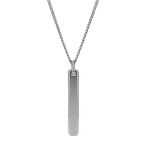 Fossil Men's Ellis Vintage Casual Stainless Steel Pendant Necklace