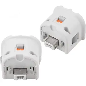 Wii Motion Plus Adapter for  Wii Remote Controller(Pack of 2) (White)