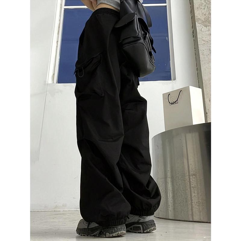 1PCS Girls Teenagers Casual Trendy Sports Exercise Outdoor Cargo Pants With Large Pockets Work Pants Spring Summer Autumn Size8-16Y