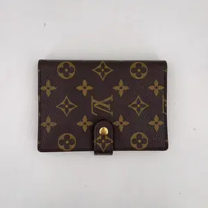 Pre-owned Louis Vuitton canvas Crossbody Bags Monogram Port Feuille Vienoise French Purse Wallet