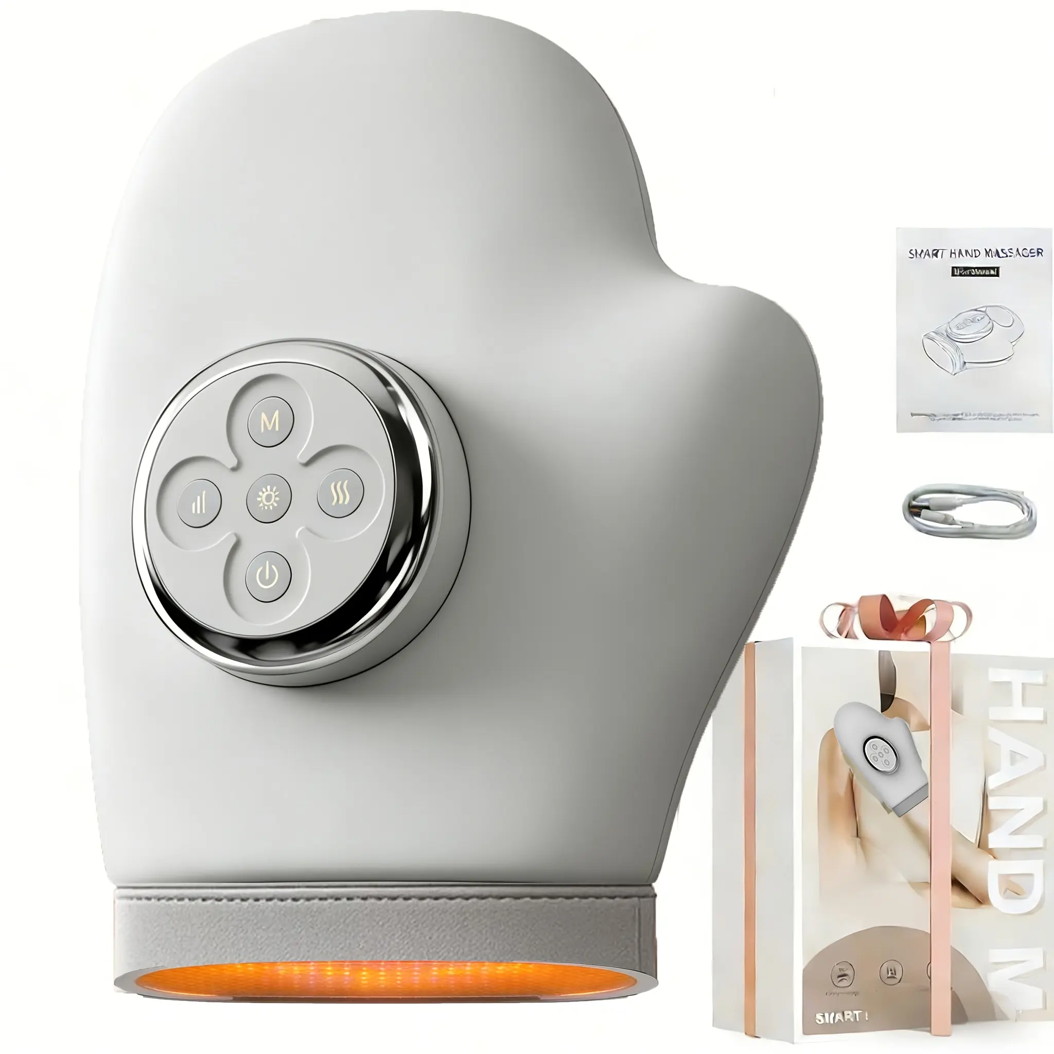 Hand Massager, Cordless Massagers with Heat and Compression, 3 Massage Modes 3 Heating Levels 5 Intensities, Portable Electric Massagers, Ideal Gifts for Women Men