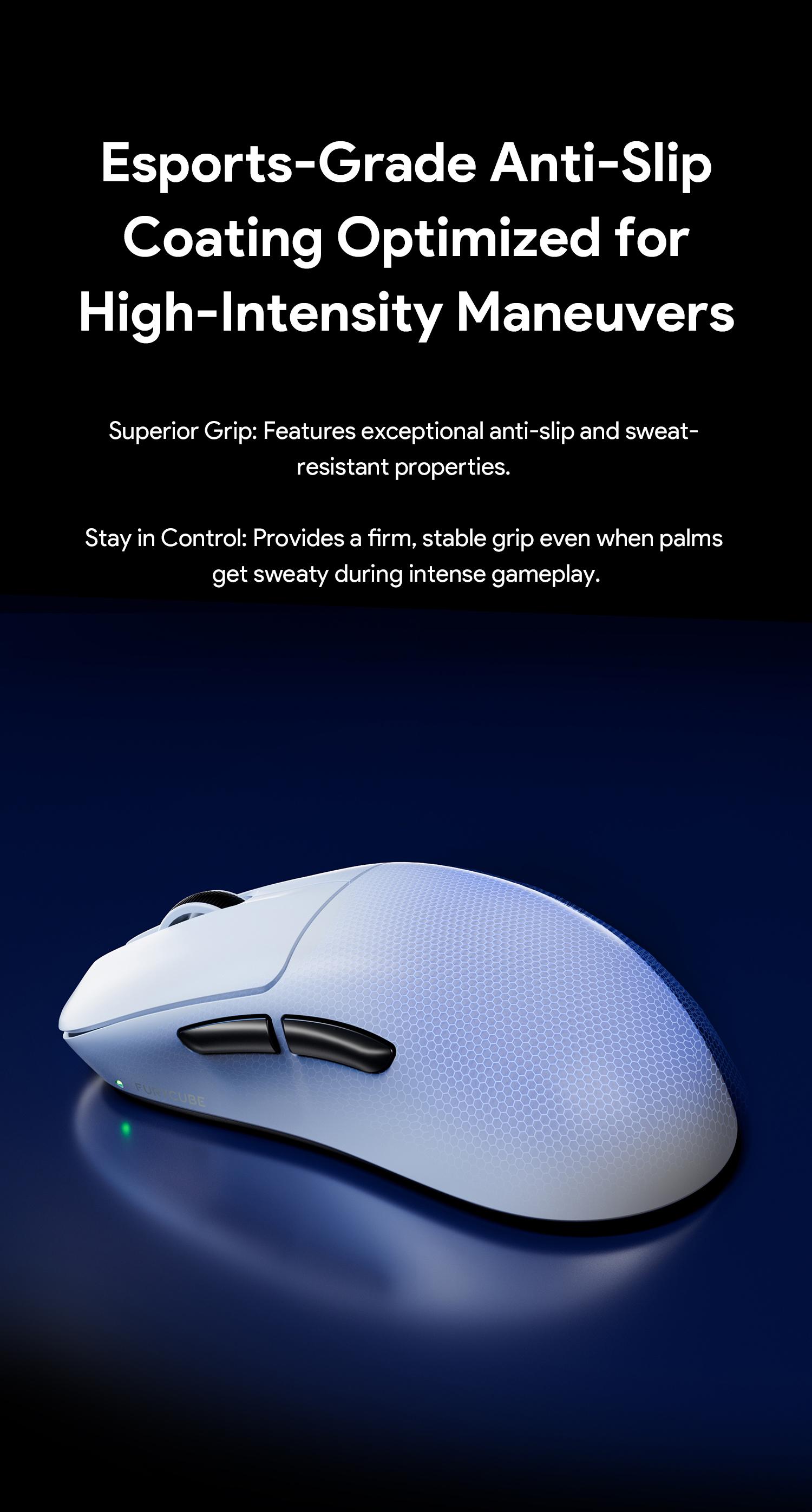 FURYCUBE G3 Lightweight Wireless Gaming Mouse 6 adjustable level DPI UP to 22000 Ergonomically Design 2.4G Bluetooth Long Battery Life Weight 49g Office Gaming Mice【Free Anti-Slip Stickers】auto clicker, gift, ps5 xbox fps games FURYCUBE G3 Lightweight Wireless Gaming Mouse 6 adjustable level DPI UP to 22000 Ergonomically Design 2.4G Bluetooth Long Battery Life Weight 49g Office Gaming Mice【Free Anti-Slip Stickers】auto clicker, gift, ps5 xbox fps games