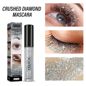 EELHOE Sparkling Diamonds Mascara Styling Base Quick Drying Film Sparkling Tear Eyes Non Smudging Mascara Makeup Cosmetic