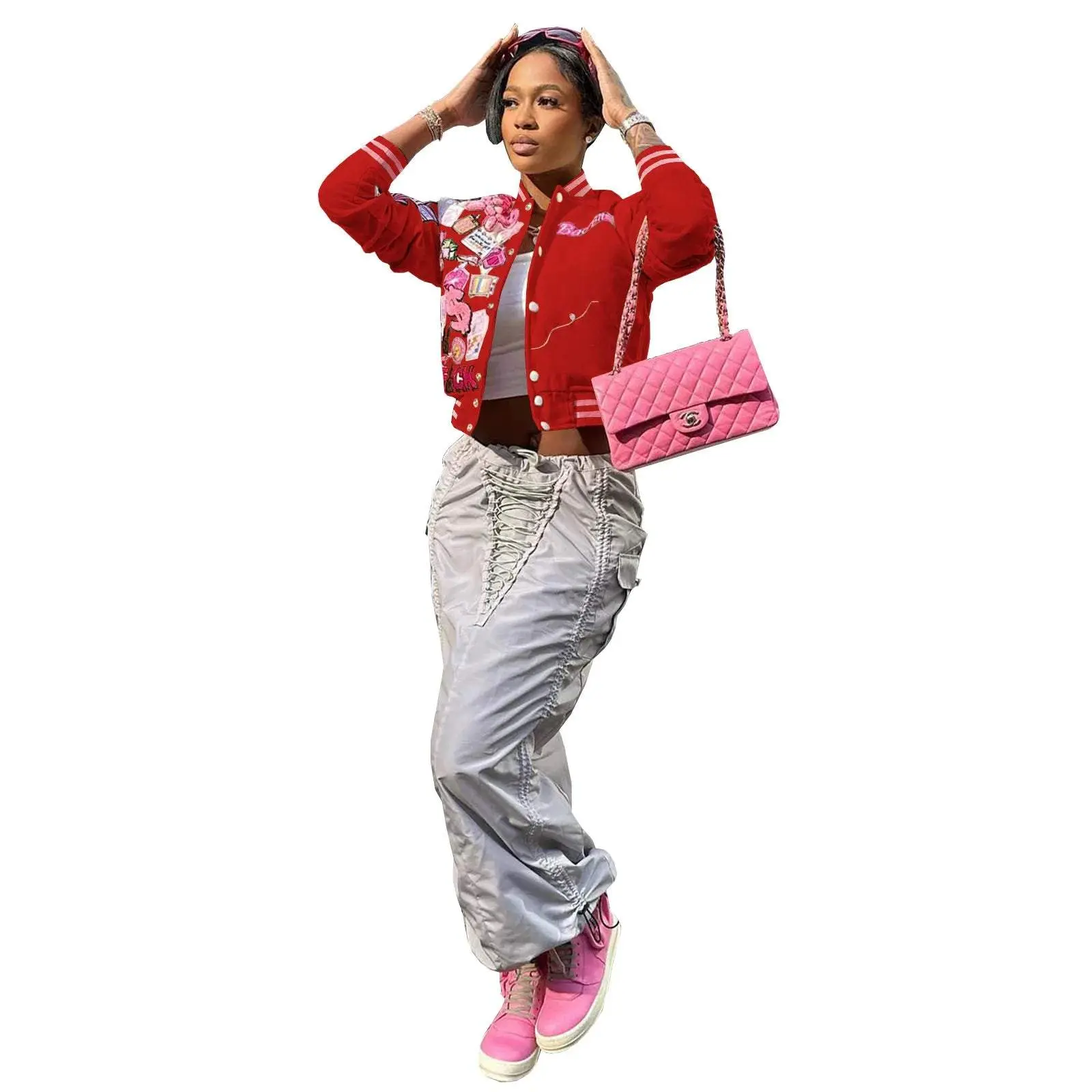 Pretty Mama Varsity Bomber Jacket