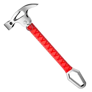 1-Piece Multifunctional Sheep Horn Hammer Wrench With Adjustable Hammer Head, Combining Sheep Horn Hammer Striking, Nail Pulling, And 8-22mm Wrench Fastening Functions