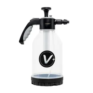 VIKING V+ Premium Foam Pump Sprayer for Car Cleaning Kit and Car Detailing Kit, Foaming Spray Bottle with Trigger Lock, Adjustable Nozzle; Clear Canister with Level Indicators; 1.25L Working Capacity