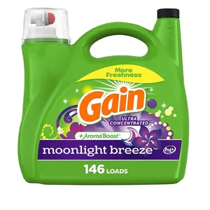Gain + Aroma Boost Liquid Laundry Detergent, 208 oz. - Moonlight Breeze Scent