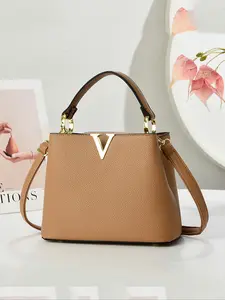 Elegant Women's Convertible Crossbody Bag, Lightweight Handbag for Travel & Shopping, Versatile Shoulder Strap Design, Large Capacity, Stylish Casual Accessory, Casual Trendy Purses