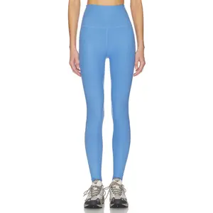 Beyond Yoga Spacedye Caught in The Midi High Waisted Legging in Wild Flower Blue Heather
