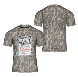 Budweiser Vintage Baseball Camo T-shirt