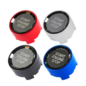 Crystal Style Start Stop Button, Engine Power Ignition Start Stop Button Replacement Compatible with BMW 1 2 3 4 5 6 7 X1 X3 X4 X5 X6 Series F22 F30 F10 F32 F01 F15 G01 G30 G31 G11 G12 Car Interior Decor Car Accessories