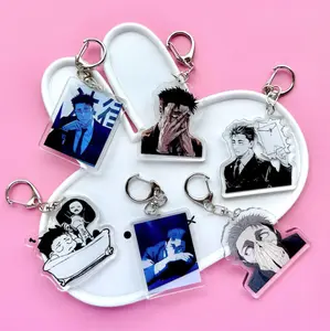 6 Styles Anime Lawyer Character Tired Daddy Attorney Keychains, JJK Anime Bag Charm Gifts