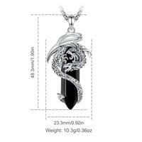 Style 3 Dragon - Wrapped Obsidian 