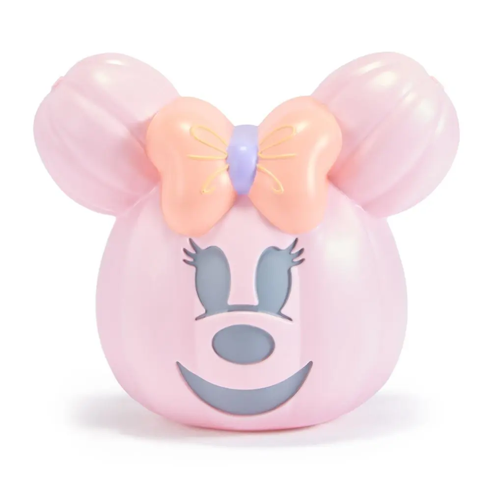 Disney Store Minnie Mouse Light-Up Pastel Jack-o'-Lantern – Small