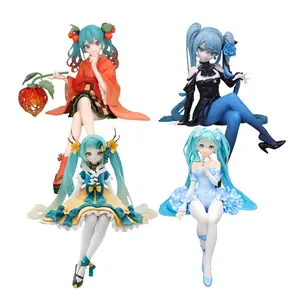 Hatsune Miku Flower Fairy Series Winter Cherry/Blue Rose/Winter Jasmine/Nemophila PVC Anime Figure Official Noodle Stopper Collectible Model Table Ornament Fan Collection Holiday & Birthday Gifts