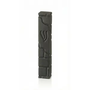 Kotel Cement Mezuzah-Black