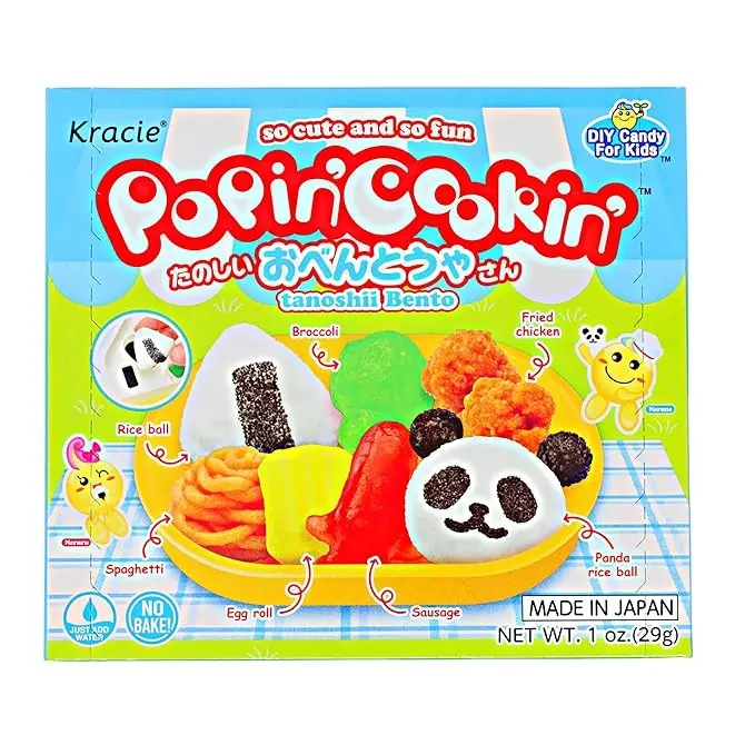 Kracie Popin' Cookin' DIY Candy Bento Kit, No Bake, 1 Ounce (Pack Of 1)
