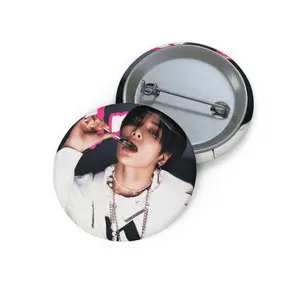 Custom Pin Buttons IN KPOP
