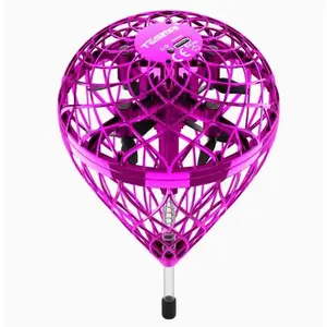 Flystars Hand Operated LED Lights Flying Orb Ball Drone Magic Durable Boomerang Hover Spinner USB-C Rechargeable Indoor Outdoor Fun Fidget Toy Birthday Christmas Gift