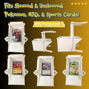 Card Scan Pro – Modular TCG Scanner for Pokémon, MTG, Lorcana & Sports! Fits sleeved/unsleeved cards, works with any smartphone camera.