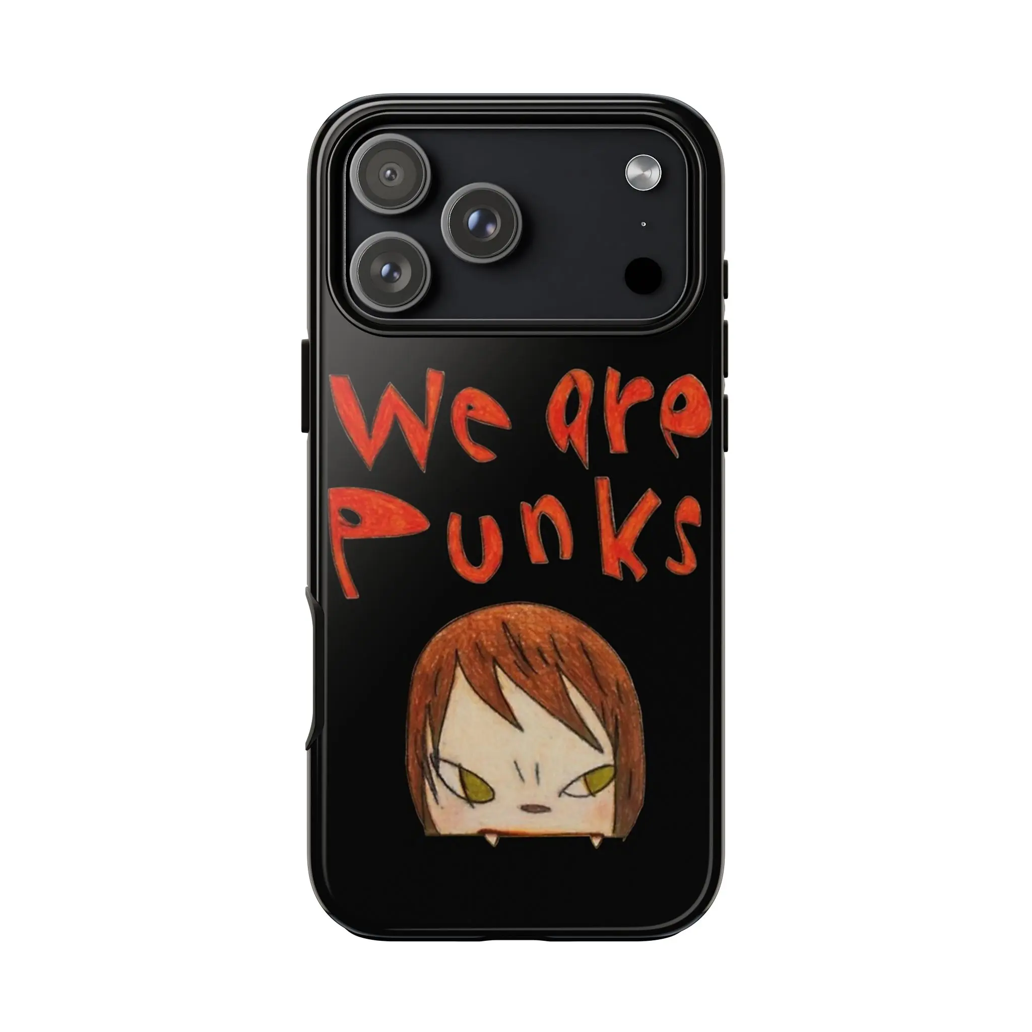 ふみ iPhone Yoshitomo Nara Inspired Tough iPhone Case – Fighting Bunny, Devil