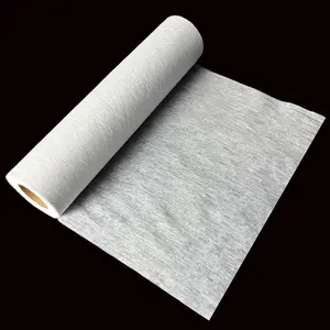 Lightweight Non-Woven Fusible Iron-On Interfacing, White, 12 Inch x 30 Yard Roll, Heat-Activated, Washable, for Lightweight Fabrics