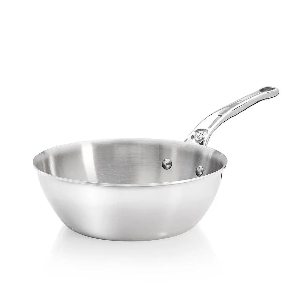 AFFINITY 5-ply Stainless Steel Rounded Sauté Pan