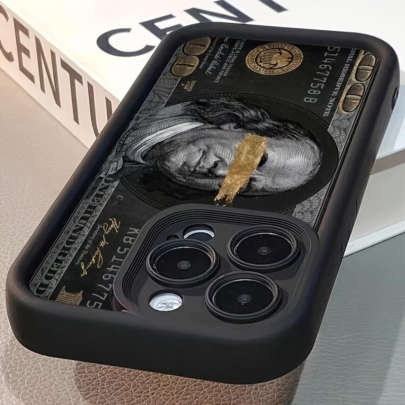 Money Trendy Luxury Pattern Case for iPhone 17 Pro Max 16 Plus 15 14 13 12 11 Air E Shockproof Full Camera Protection Durable slim Silicone Cover
