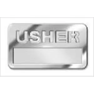 212 MAIN Small Silver Identification Badge - Cutout Card ID Slot, Magnetic Sticker Frame, Insert Card, Name Tag, ID Holder, Warning for Pacemakers (Ideal for B&H Publishing Group Staff), Card Id Slots