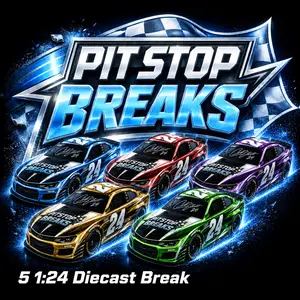 5 Diecast Pick Your Team Break Memorabilia