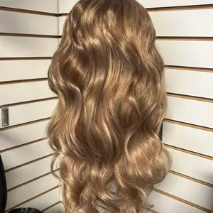 Premium Hair Synthetic Lace Front Wig 22in Color 27 Loose Wave Curl Pattern