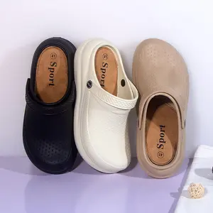 Women's Casual Thick Soled Non Slip Beach Shoes with Easy Slip-On Design and Closed Toe – Lightweight Comfortable Water Shoes for Men Women, Perfect for Seaside, Pool, Summer Vacation, and Outdoor Walking