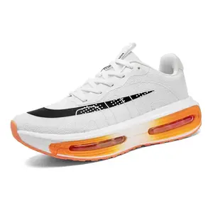 Men's and women's new air cushioned couple running shoes with Gore Tex technology, comfortable and fashionable design, neon yellow and black shoesRAIMENTRY