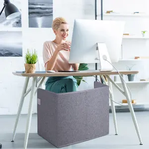 Quiet Floor Foot Warmer Under Desk with Thermostat and Timer Personal Electric Panel Space Heater Portable And Safe Electric Heater for Office Table Home, Computer Desks, 130X50cm