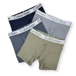 Calvin Klein Men's Boxer Briefs MICROFIBER Size SMALL 4-Pack Chromatic Everyday Comfort & Support Soft Stretchy Fabric Blend