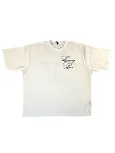 Luxury Box Cursive Tee White