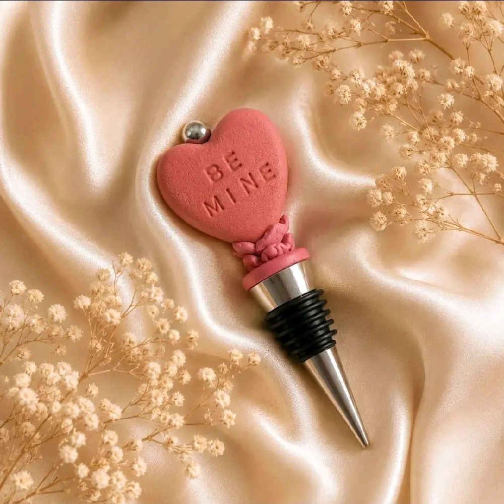 Handmade Be Mine Bottle Stopper