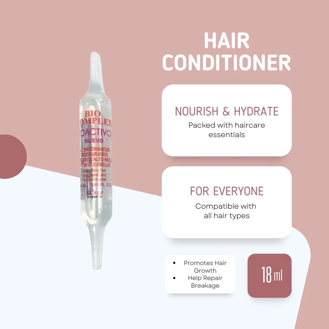 Bioactivos Star Vials Bio Complex - 1 Vial 0.61 fl. oz. (18ml) Hair care Conditioner Cleanser