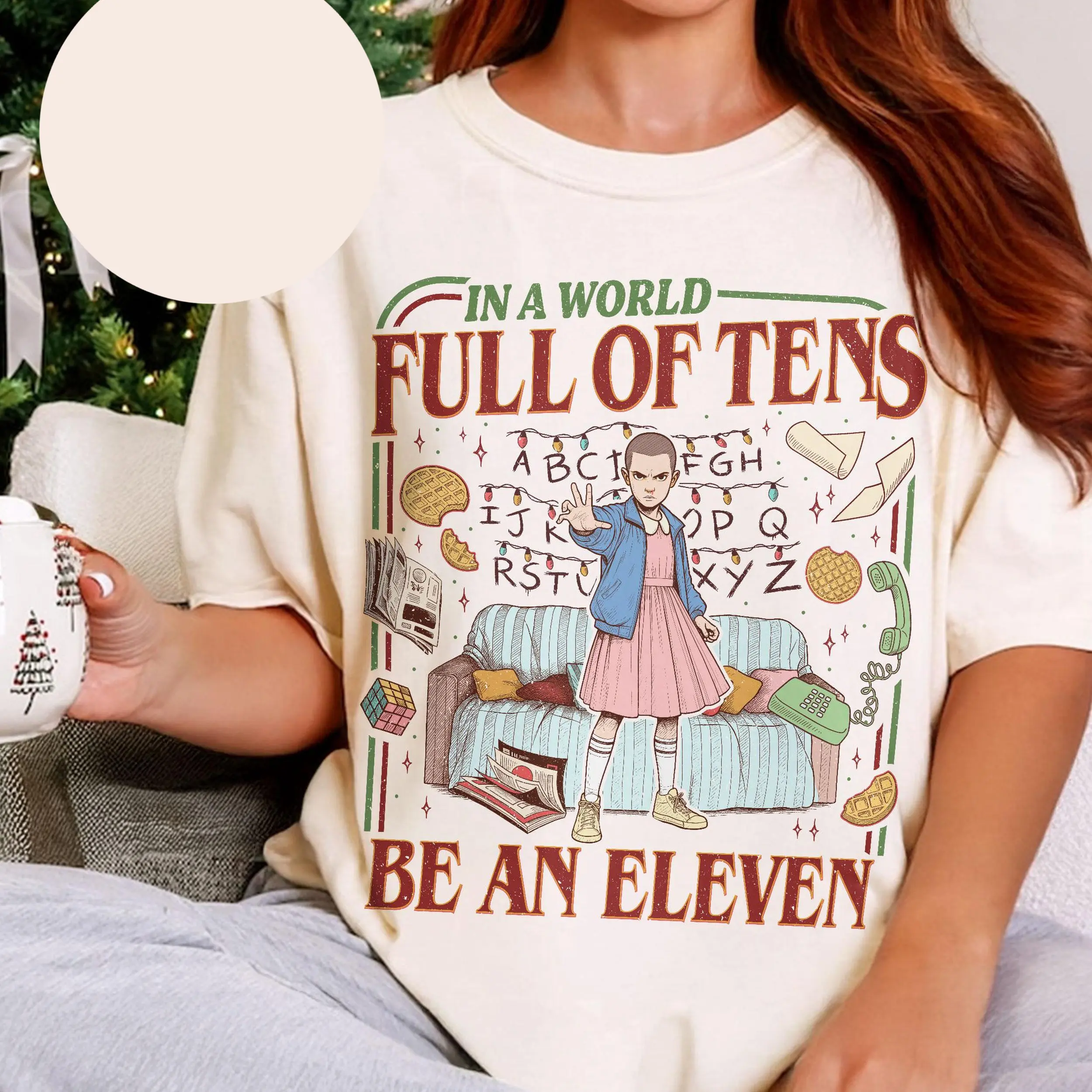 In A World Full Of Tens Be An Eleven Graphic Youth Tee, Hawkins The Upside Down Movie T-Shirt for Men, Women and Kids