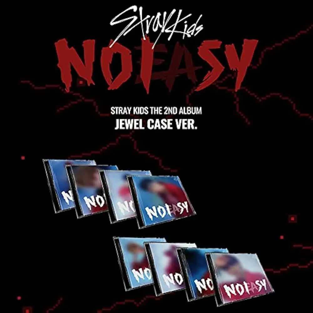 Stray Kids – NOEASY (Jewel Case Ver.) — Choosable Member Cover (CD + Photobook + Photocard)