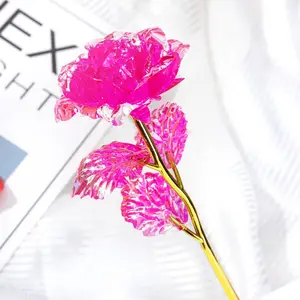 6pcs Artificial Rose Bouquet, Elegant Shiny Plastic Fake Flowers, Artificial Flower Arrangements, Home Decor, Wedding Decoration, Perfect Gift for Mother's Day, Father's Day, Artificial Roses Bouquet, Faux Flower Bouquets
