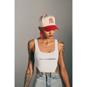 NY KEY OF LIFE Two-Tone Red Snapback Cap