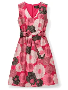 CLARISSA dress Flower Charm Red