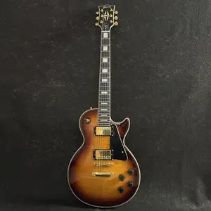 Gibson Les Paul Brown Electric Guitar 6 Strings with HH Pickups Gold Hardwares Solid Wood Body