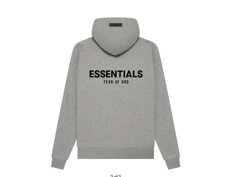 Fear of God Essentials Dark Oat Meal Hoodie - Fear of God Logo Pullover Sweatshirts for Casual Wear